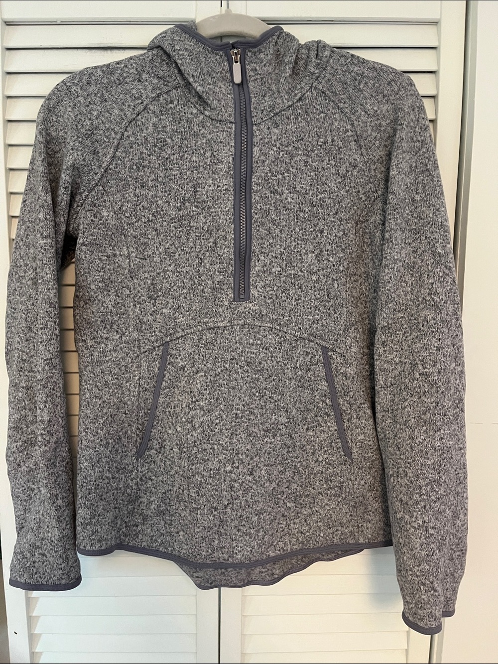 Lululemon 1/4 Zip Lavender Hoodie Sz 8